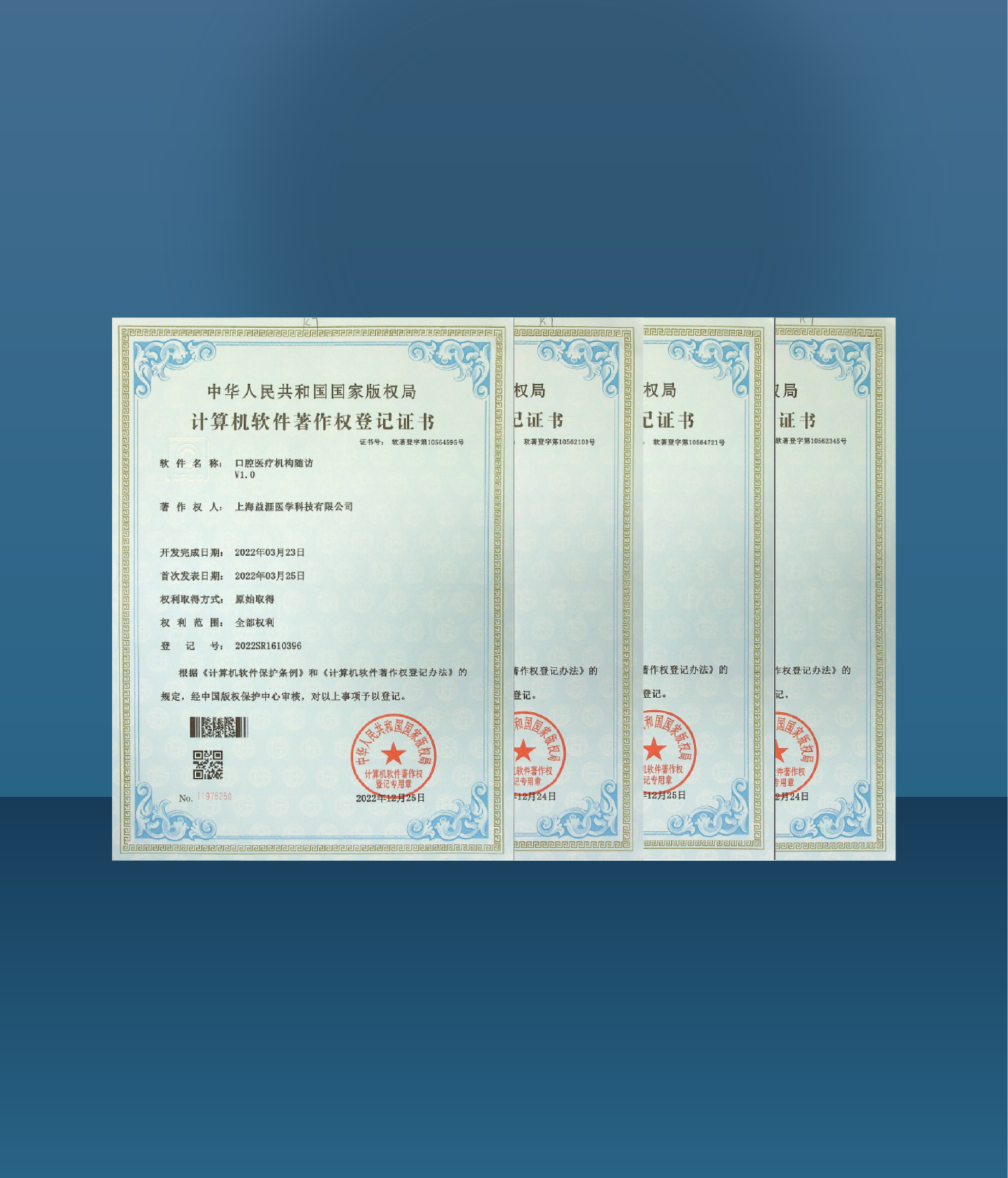 20项国家技术专利(2023年)